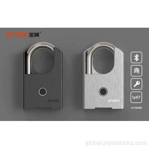 China Smart Padlock Weatherproof Outdoor Bluetooth Biometric Lock Manufactory